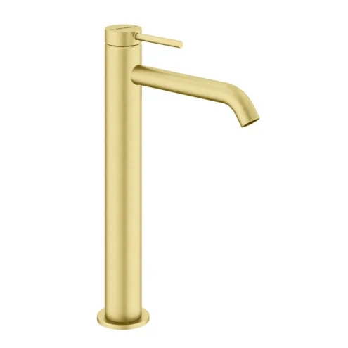 Artema Minimax Round fırçalı altın çanak lavabo uyumlu lavabo bataryası