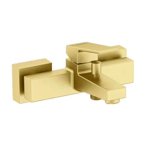 Artema Minimax Square fırçalı altın banyo bataryası