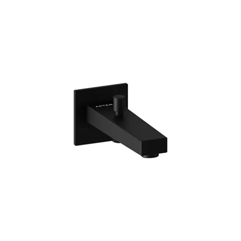 Artema Minimax Square mat siyah çıkış ucu, el duşu çıkışlı