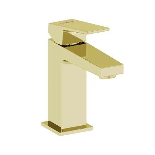 Artema Minimax Square soft altın lavabo bataryası