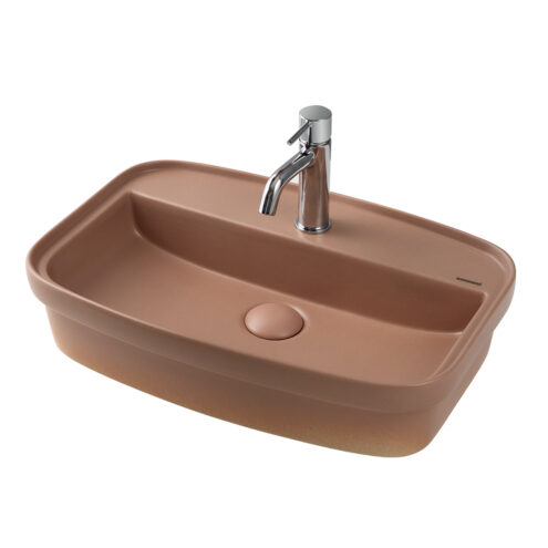 Smanni FANG 60x40 cm Gömme Batarya Delikli Lavabo