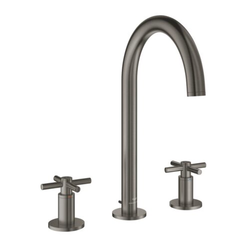 Grohe Atrio New Classic 3 Delikli Lavabo Bataryası Fırçalı Hard Graphite (20643AL0)