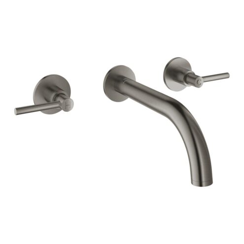 Grohe Atrio New Classic 3 Delikli Lavabo Bataryası Fırçalı Hard Graphite (20662AL0)