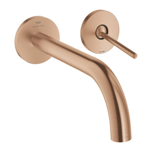 Grohe Atrio New Classic Ankastre Tek Kumandalı Lavabo Bataryası Fırçalı Warm Sunset (29406DL0)