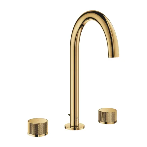 GROHE Atrio Private Collection 3 delikli çift kumandalı lavabo bataryası, Cool Sunrise, 20595GL0