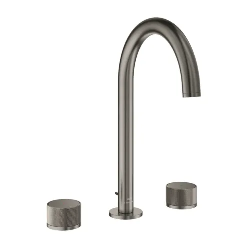 GROHE Atrio Private Collection 3 delikli lavabo bataryası, fırçalı Hard Graphite, 20595AL0