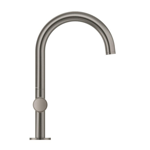 GROHE Atrio Private Collection çift kumandalı lavabo bataryası L boy Fırçalı Hard Graphite, 21138AL0