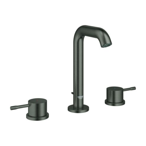 Grohe Essence New Lavabo Bataryası Gidersiz Fırçalı Hard Graphite