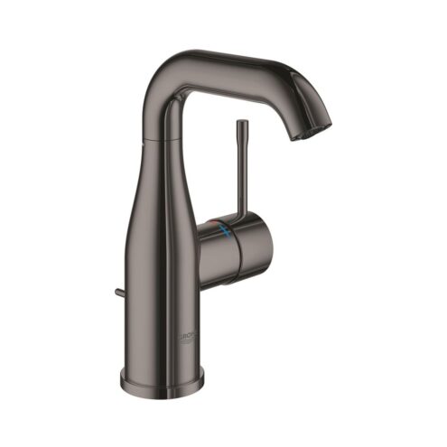 Grohe Essence New Tek Kumandalı Lavabo Bataryası Hard Graphite (24173A01)