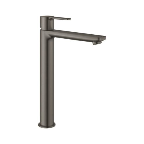 Grohe Lineare New Tek Kumandalı Lavabo Bataryası Fırçalı Hard Graphite