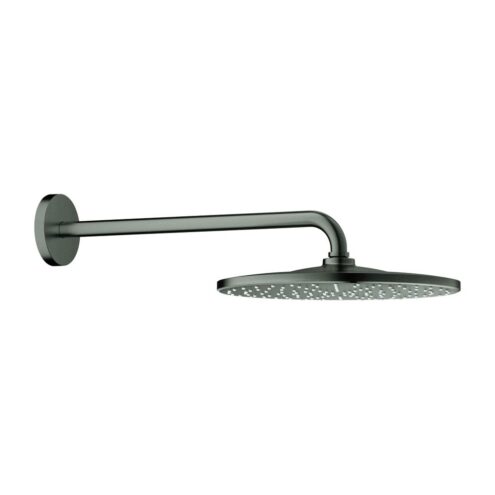 Grohe Rainshower Mono Tepe Duşu Seti Tek Akışlı Fırçalı Hard Graphite