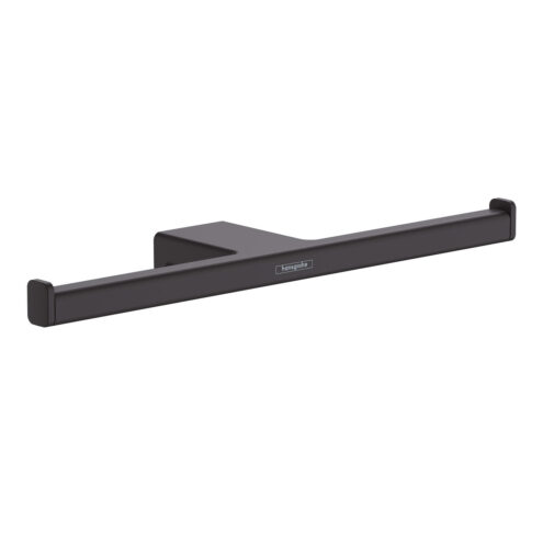 Hansgrohe AddStoris İkili tuvalet kağıtlığı Satin Siyah 41748670