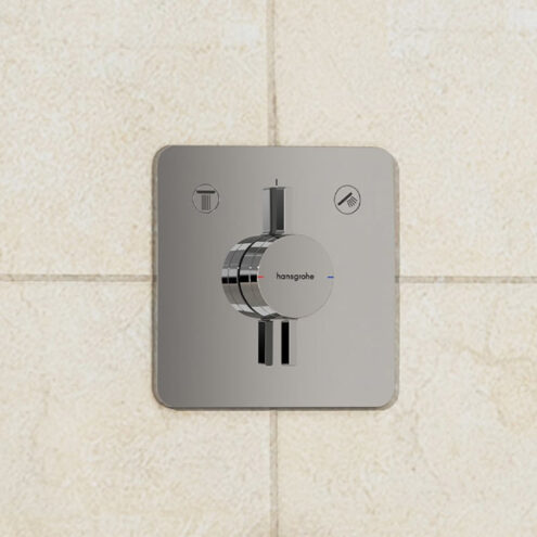 Hansgrohe DuoTurn Q 2 Fonksiyonlu Krom Ankastre Duş Bataryası 75414000