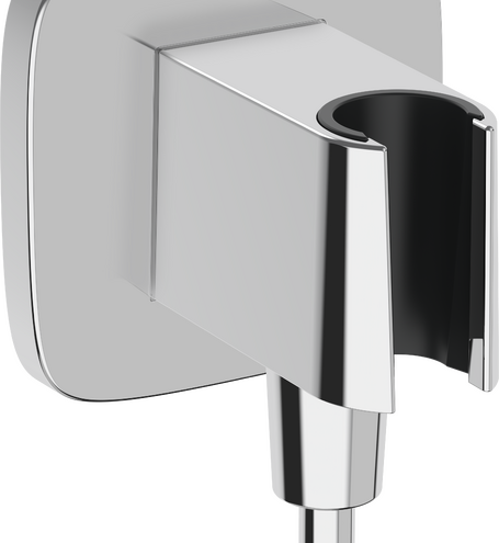 Hansgrohe FixFit Q 26887000 Krom Duş Askılı Çıkış Dirseği