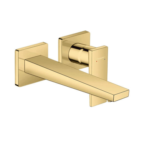 Hansgrohe Metropol Çubuk Volanlı Ankastre Lavabo Bataryası 225 Parlak Altın Optik 32526990