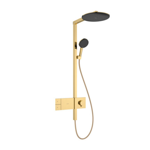Hansgrohe Raind Alive S Duş Kolonu 300 1jet Termostatik Parlak Altın Optik 24582990