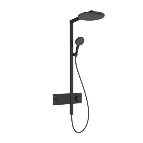 Hansgrohe Raind Alive S Duş Kolonu 300 1jet Termostatik Satin Siyah 24582670