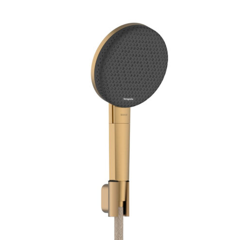 Hansgrohe Raindance Alive Select S 125 3jet EcoSmart Mat Bronz Duş Askı Seti 160 cm Hortumlu 24611140