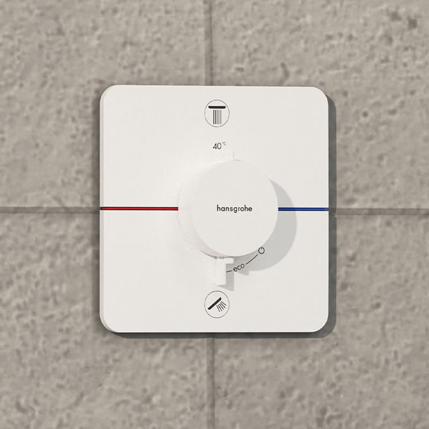 Hansgrohe ShowerSelect Comfort Q mat beyaz