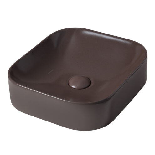 Smanni SUBRA 45×40 cm moka tezgâh üstü lavabo