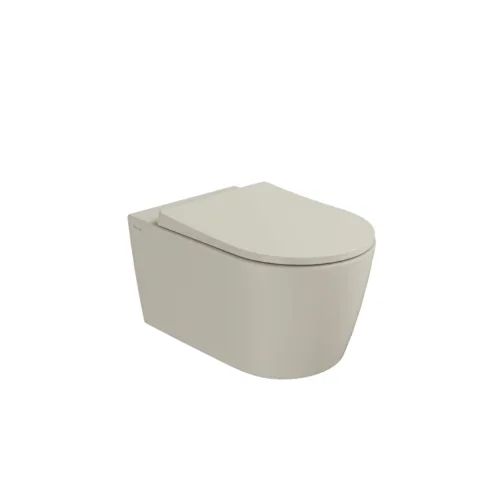 VitrA Metropole Round kum beji asma klozet QuantumFlush 56 cm mat 7910B422