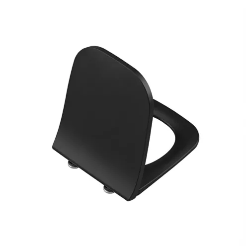 VitrA Metropole Square mat siyah klozet kapağı