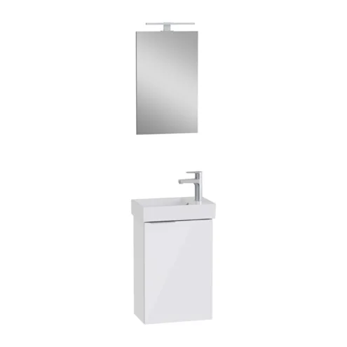 VitrA Mia Plus Square beyaz 45 cm banyo dolabı seti