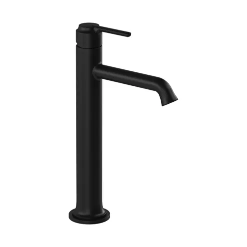 VitrA Origin Classic mat siyah üstten kumandalı çanak lavabo bataryası