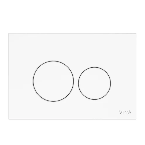VitrA Origin beyaz parlak ABS kumanda paneli