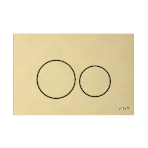 VitrA Origin fırçalı altın ABS kumanda paneli