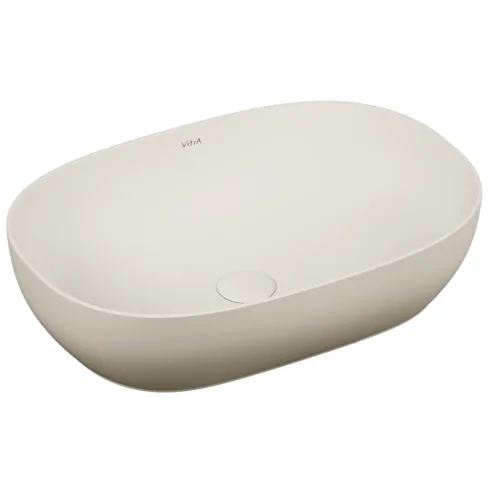 VitrA Outline kum beji oval çanak lavabo 60×40 cm mat