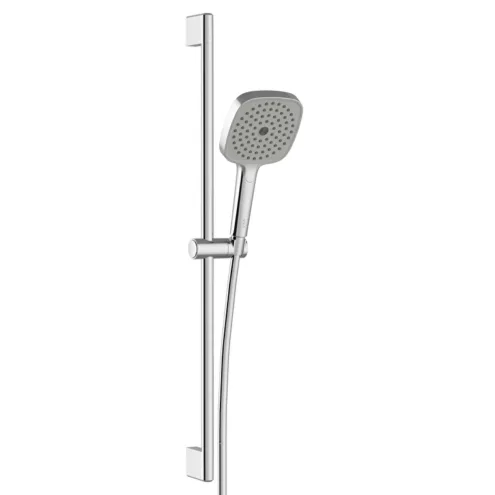 VitrA Prime Square sürgülü krom el duşu takımı, 3F, 130 mm