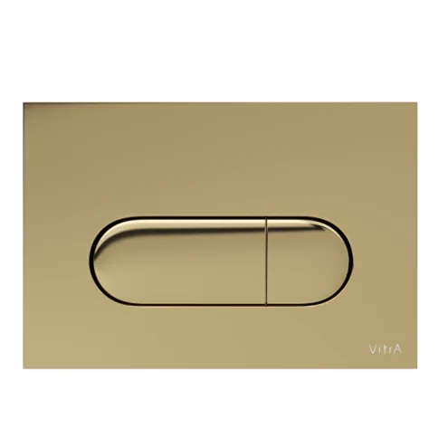 VitrA Root Round soft altın kumanda paneli