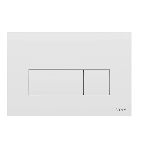 VitrA Root Square beyaz parlak kumanda paneli