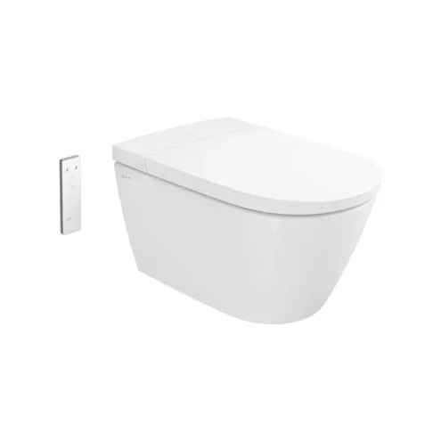 VitrA V-Care 3 Base beyaz akıllı asma klozet, Vortex, 60 cm, temassız, Clean, gizli montaj