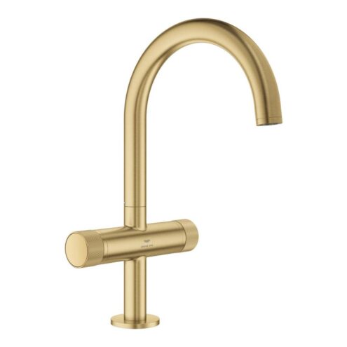 GROHE Atrio Private Collection lavabo bataryası L boy Fırçalı Cool Sunrise, 21138GN0