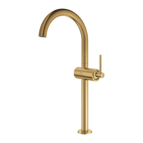 GROHE Atrio New Classic XL boy fırçalı Cool Sunrise çanak lavabo bataryası 24365GN0