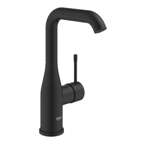 GROHE Essence tek kumandalı lavabo bataryası L boy Phantom Black, 24177KF1
