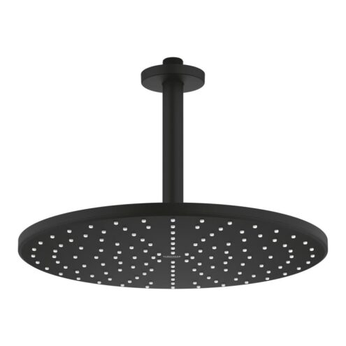 GROHE Rainshower Mono 310 tavan tipi tepe duşu seti tek akışlı 142 mm kol Phantom Black, 22122KF0