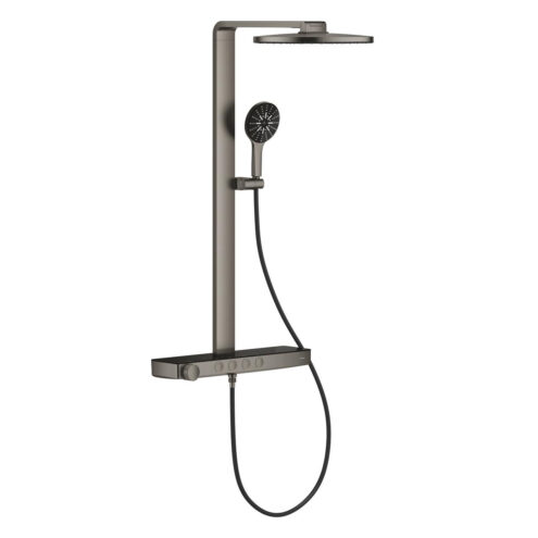 GROHE Rainshower Aqua Pure sıva üstü duş sistemi Hard Graphite 100964AL00