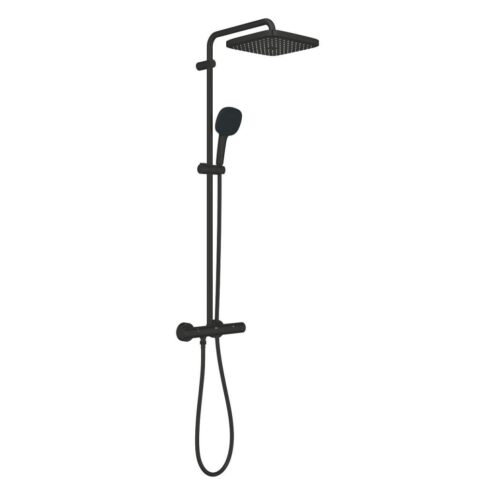 GROHE Tempesta Cube System termostatik duş sistemi mat siyah 266892431