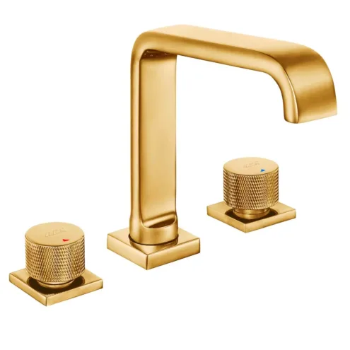 ECA Life Ankastre Lavabo Bataryası 3 Delikli Tezgah Üstü Altın Görünümlü 102105777A1 102105777A1