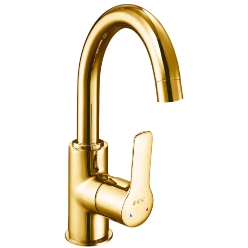 ECA Luna Kuğu Borulu Lavabo Bataryası Altın Görünümlü 102108953A1 102108953A1