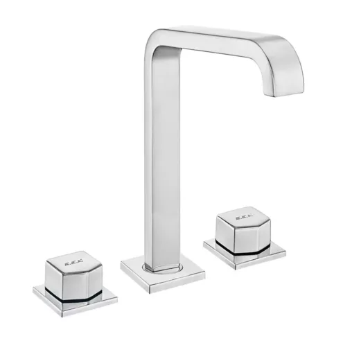 ECA Royal Ankastre Lavabo Bataryası 3 Delikli Tezgah Üstü Krom 102105666 102105666