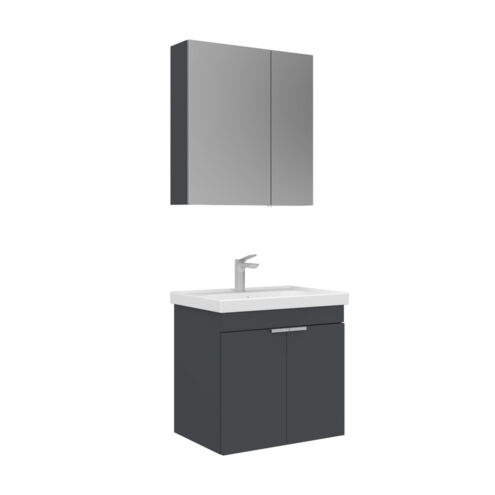 Orka Desna 60 cm aynalı dolaplı banyo dolabı