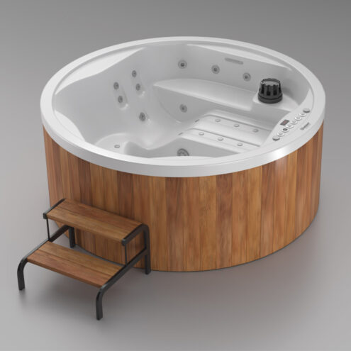 Shower Serene 4 kişilik mini SPA havuz