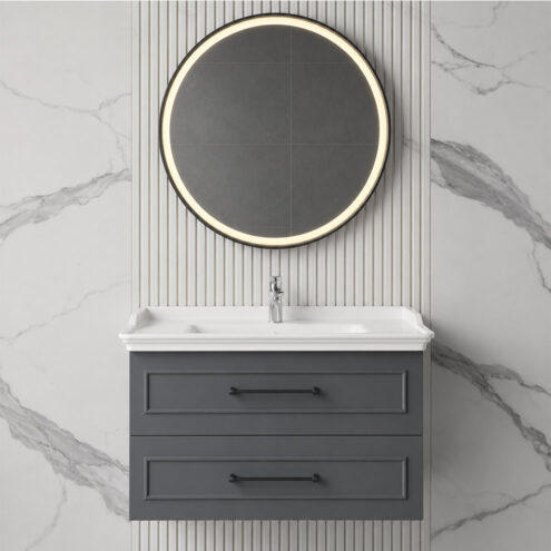 Kerte 100 cm banyo dolabı