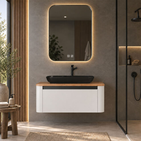 Sardunya 100 cm Banyo Dolabı