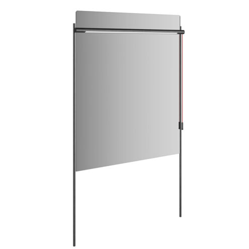 VitrA Equal Beyaz Düz Ayna, Aydınlatmalı 80 cm -/