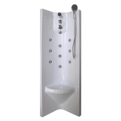Shower Madelon 50x50 cm tekne üzeri köşe şok duş paneli